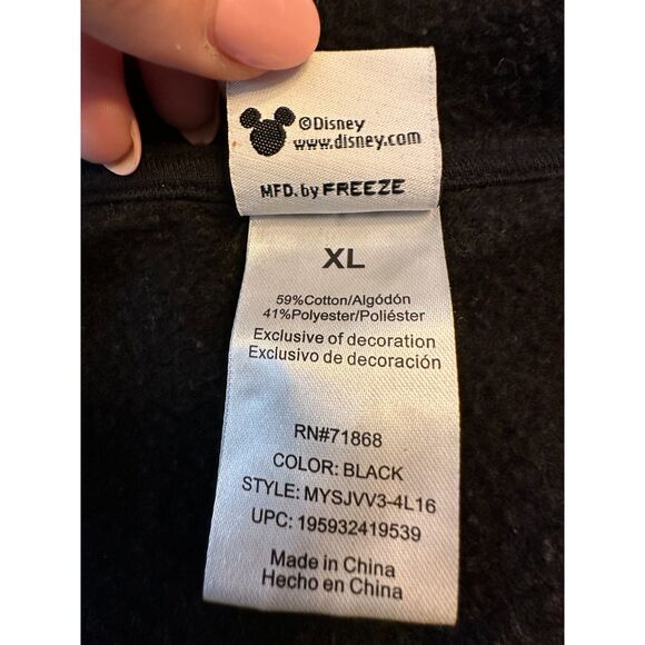 Disney Minnie and Mickey Mouse Zip Up Sweatshirt Kids Size XL - Picture 8 of 8